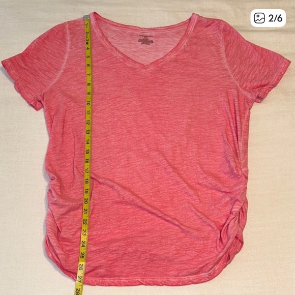 👚Lane Bryant Women’s V-Neck Tee Bundle - Turquoise & Pink, Size 14/16 - Picture 2 of 11